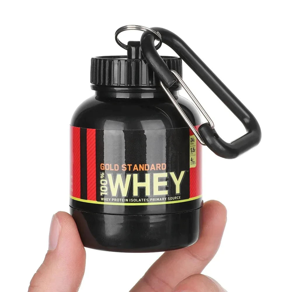 GymKey - Den praktiske minibeholderen for proteinene dine!