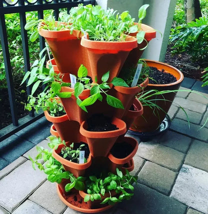 🌼 Tour de pots empilables pour plantation - Festival spécial des plantes