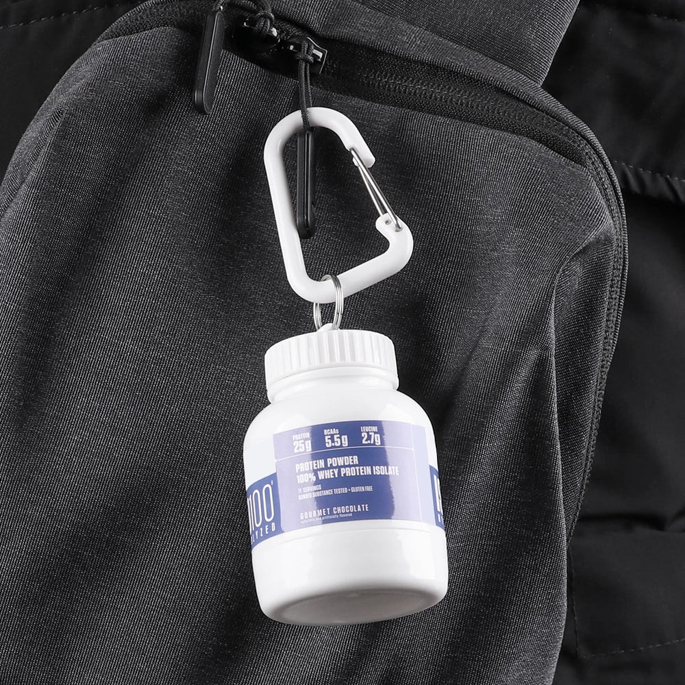 GymKey - Den praktiske minibeholderen for proteinene dine! 